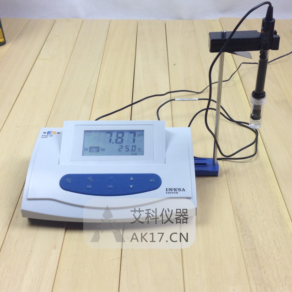 上海雷磁PHS-25型ph計 指針式顯示/臺式數(shù)顯酸度計酸堿度測量儀