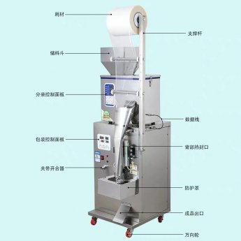 油炸食品顆粒智能自動(dòng)包裝機(jī)